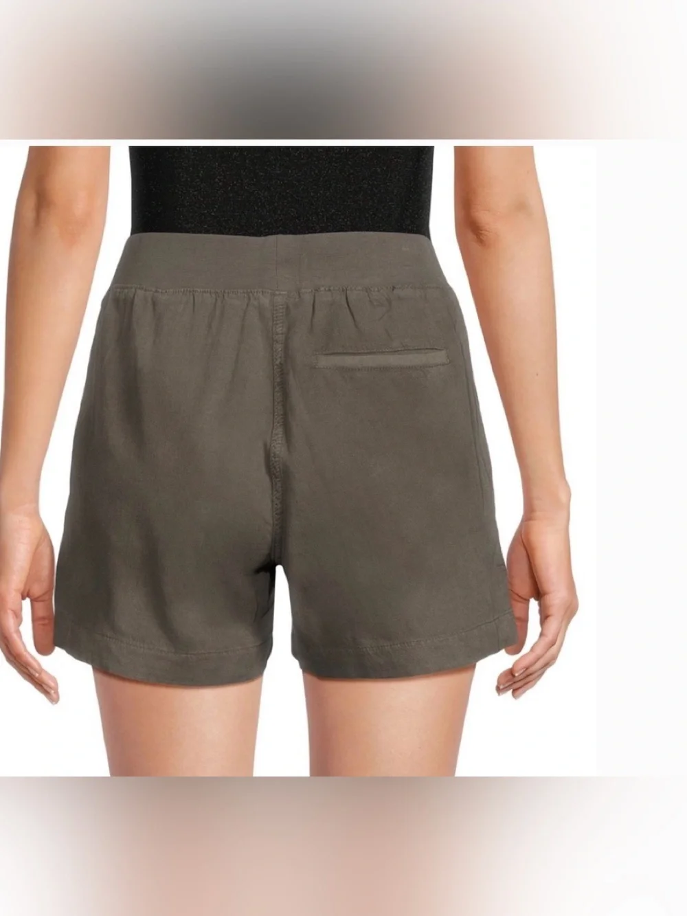Faherty Hunter Green Arlie Linen Blend Shorts. Size M